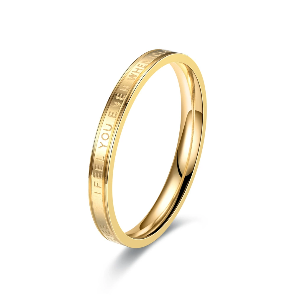 2023 год, новые западныеLove буквы I FEEL YOU永远在一起 пар rings источник поставки