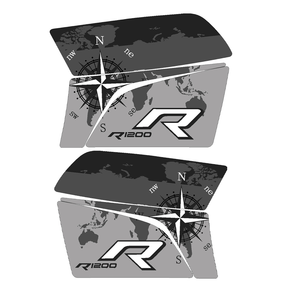 Aplicable a BMW Waterbird R1200R R1200R R1200R Baja lateral de PVC pegatinas decal