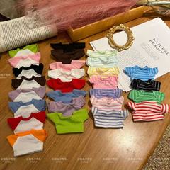 13cm番手犬人形服tシャツ人形部品10cm綿人形服人形服シャツ卸売り