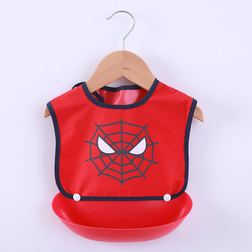 Baby Eating Apron Waterproof and Mess-Proof Bib Summer Thin Children's Cover-Up Clothing Nappy Protecting Infant Mealtime Bib