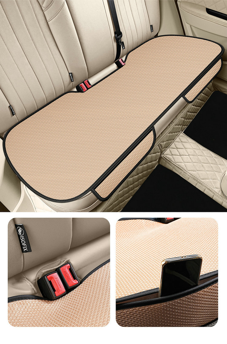 Cross-Border Popular Car Seat Cushion Single Piece Ice Silk Cooling Mat Car Seat Cushion Seat Cover Universal for All Seasons Rear Summer