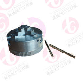 U13锌合金压铸三爪卡盘夹头工具用法兰盘车床夹紧钻夹头金属加工