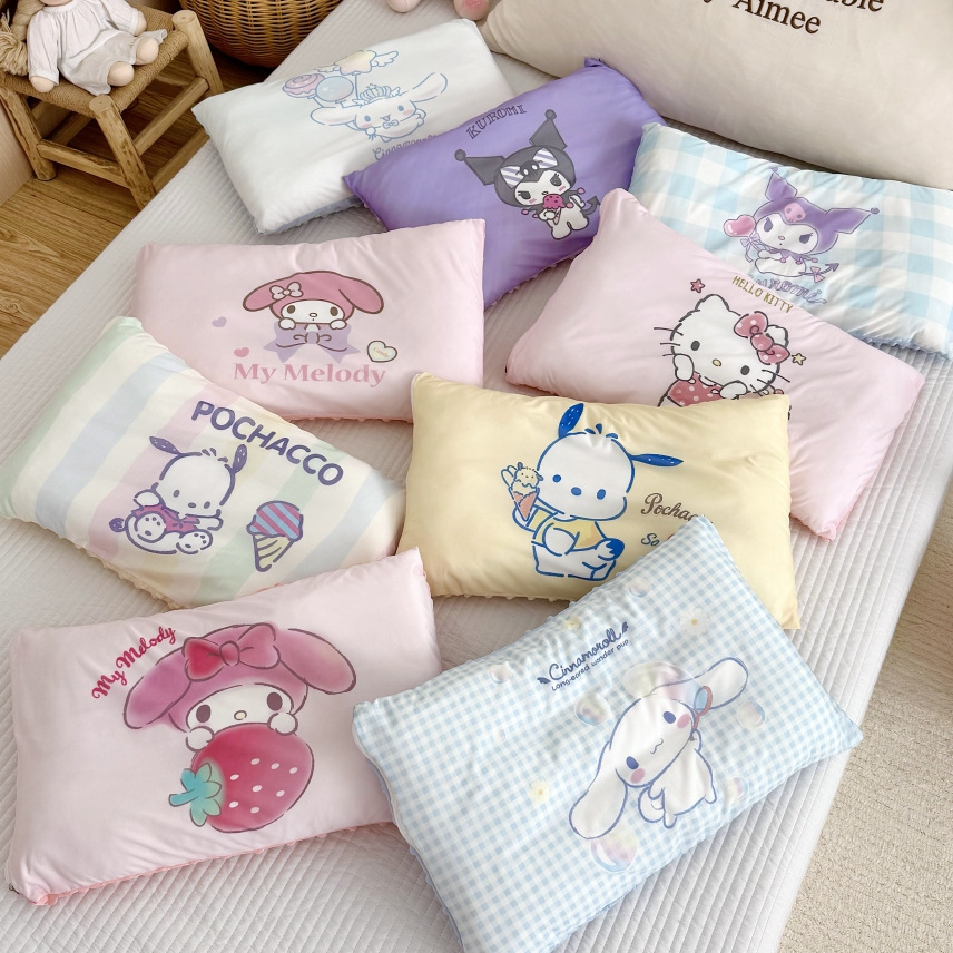 サンリオ涼感枕幼稚園枕芯漫画枕芯子供昼寝枕は取り外し可能な赤ちゃん枕芯