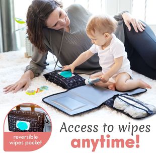 Kopi Baby Portable Diaper Changing Pad Multifunctional Waterproof Baby Cloth Pad Stroller Foldableing Diaper Pad