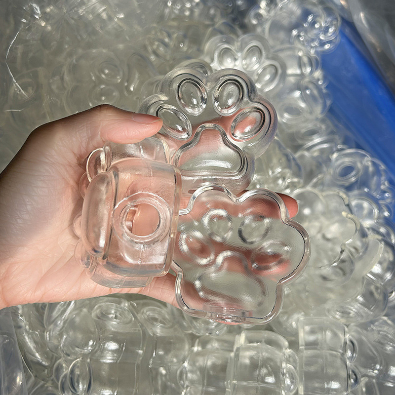 TPRソフトゴム自作diy猫爪解凍ボール空球皮手作球玩具つまみ楽水球投げ金粉球