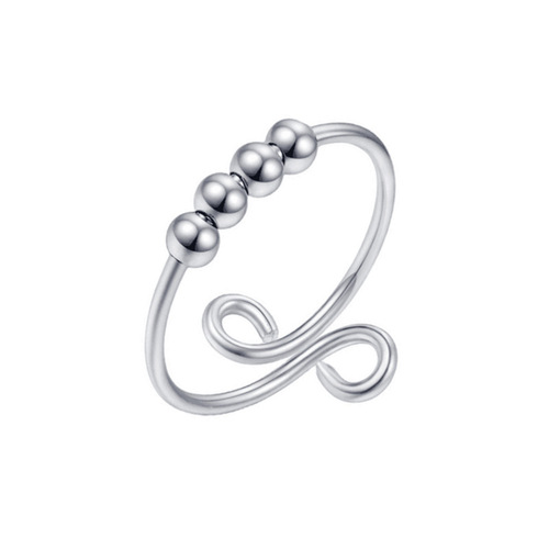 Amazon rotating ring, anti-stress and anti-anxiety ring, European and American fashion hand jewelry wholesale