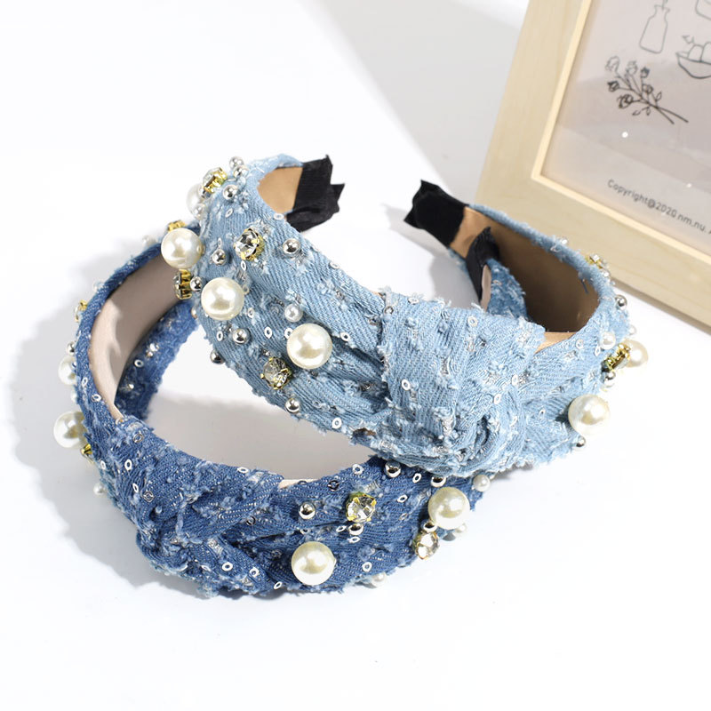 208g Weight Hair Band Hair Accessories Type 1 Piece Quantity Indoor, Daily Occasion Solid Color Pattern Women's Gender Vacation, Simple Style Style Women's Vacation Simple Style Solid Color Cloth Hair Band 4