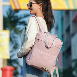 定制轻羽系列旅行收纳包 可折叠双肩背包 大容量休闲旅游学生书包