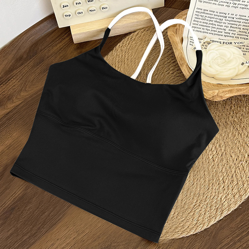 Cross Beauty Back Sports Underwear Shock-proof Quick-drying Yoga Fitness Vest Fitness Clothing Women_desvips.com