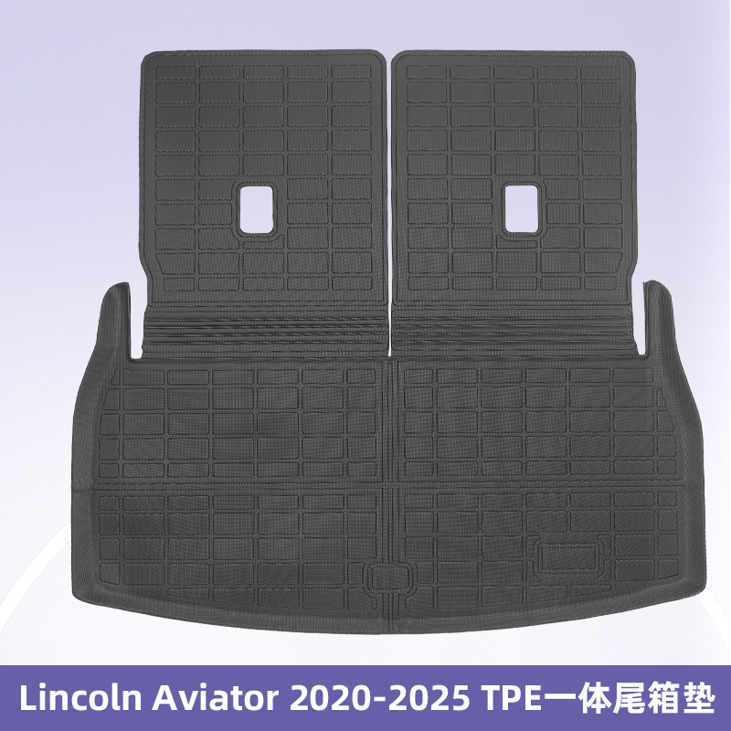 Aplicable a Lincoln Aviator 2020 - 2025 6 asientos TPE almohadilla de pie 3D todo el tiempo material cojín de colateral