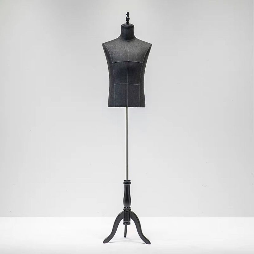 Maniquí Masculino de Busto de Polietileno para Tienda de Ropa
