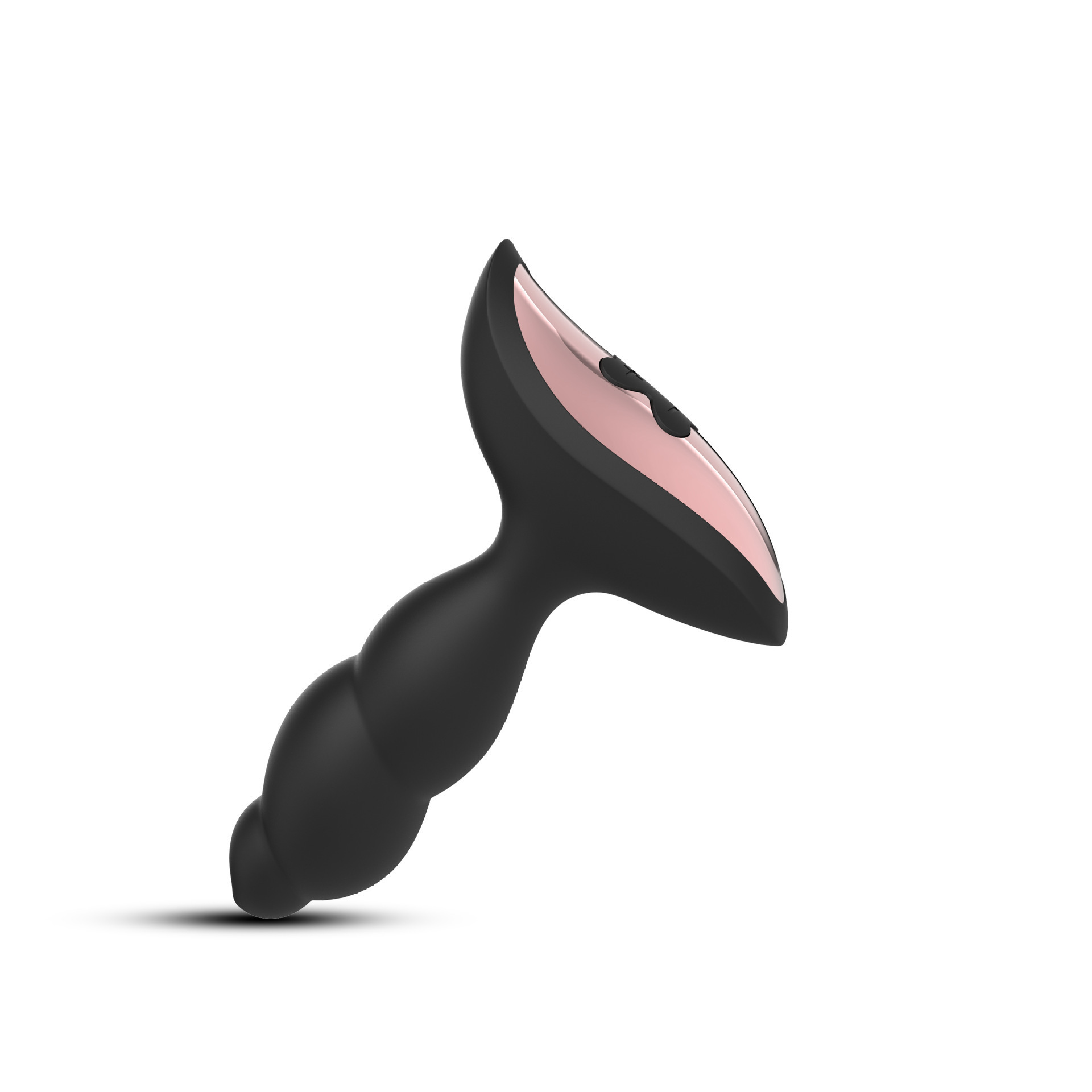 Remote Control Vibrating Anal Plug Prostate Massager with Silicone Body and Training Beads — detail image 7