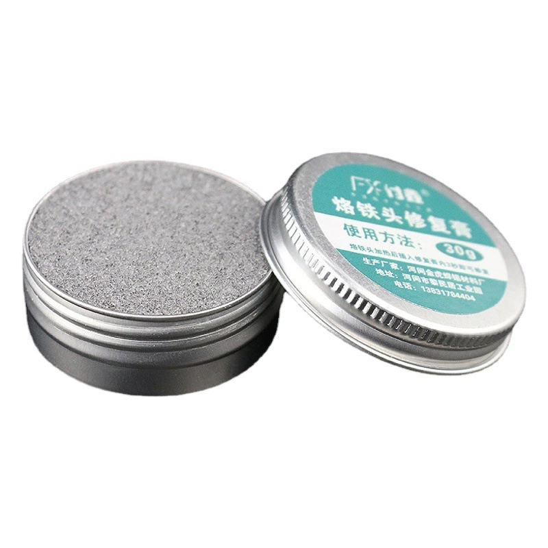Крем для очистки от окисления для головки паяльника для удаления почернения сопла припоя и восстановления остатков Крем для ремонта головки паяльника