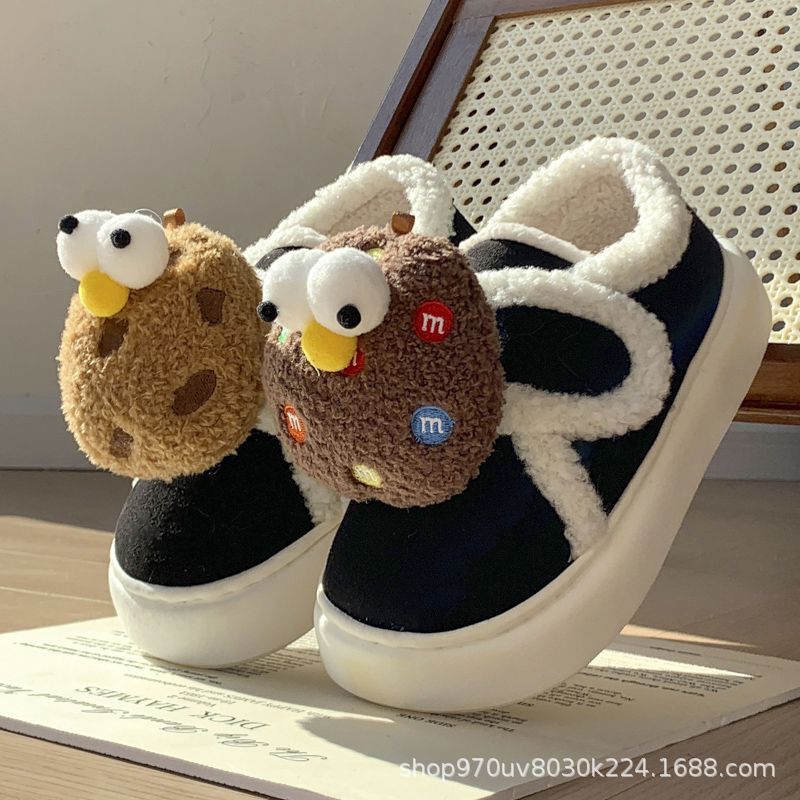 Creative New Cookie Slippers Hole Shoes Accessories Shoes Flower Shoes Buckle Fur Ball Cute Pendant Cartoon Biscuit Jewelry