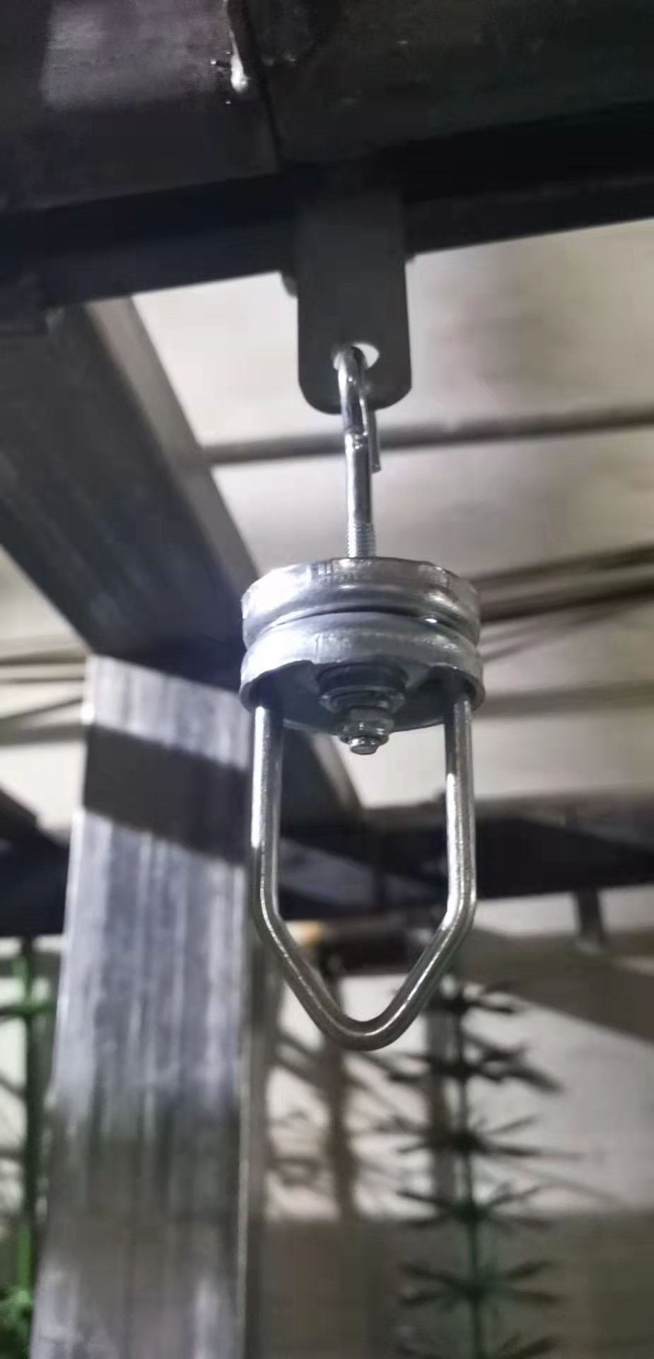 培林吊具手动自动旋转挂具 涂装静电喷漆DISK配件 悬挂吊钩垒德株