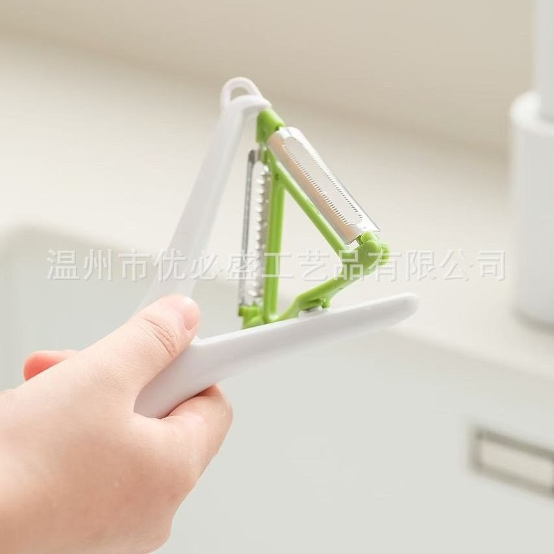 新型クロスボーダー家庭用ステンレス皮むき器瓜削り創意多機能皮むき刀瓜果ジャガイモスクレーパー|undefined