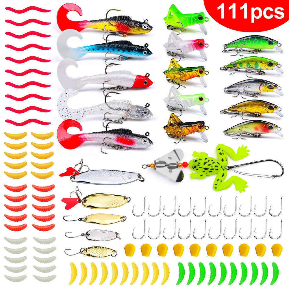 Señuelos VIB de colores variados para pesca de lubina