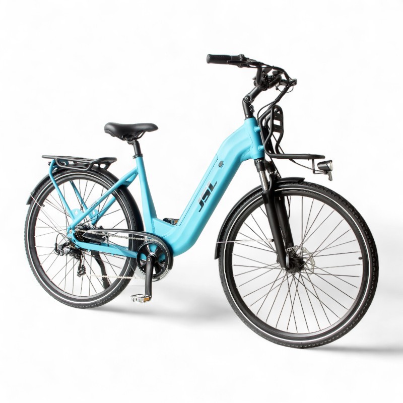 (Export Only) 2024 New Amazon European and American Low-Sweep 700C Women’S Urban Commuter Electric Bicycle