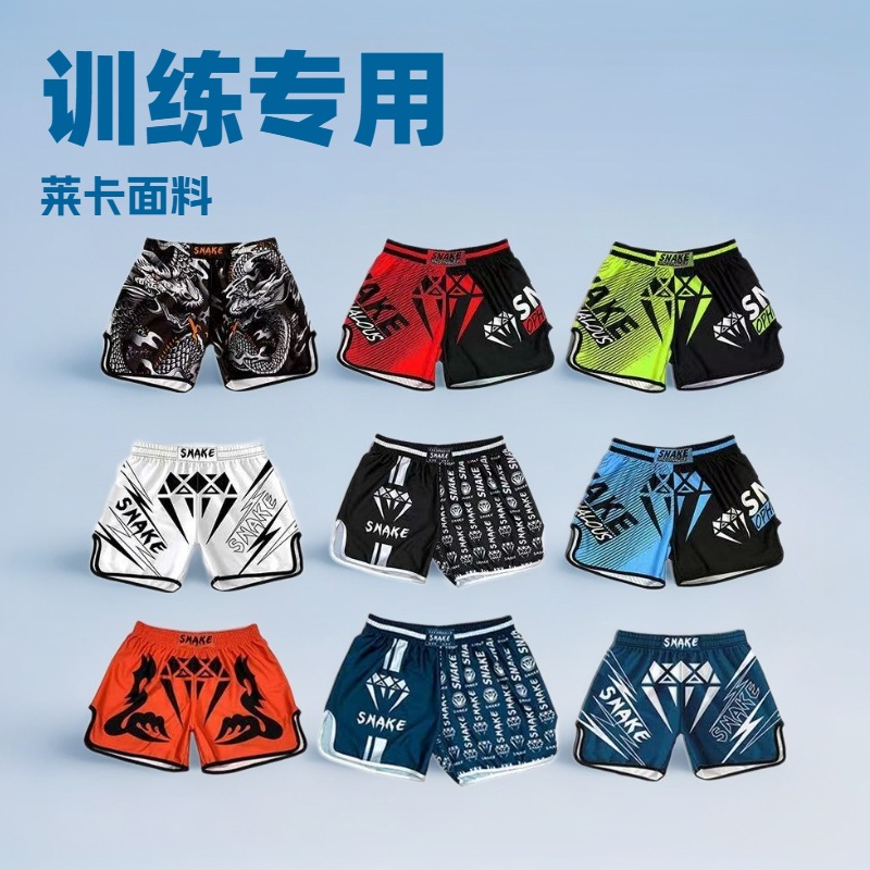 Thai Muay Thai Training Fighting Sanda Boxing Shorts Fighting Shorts Sports Sanda Training Clothes Ready for Sale