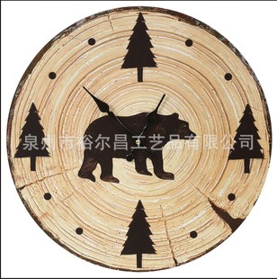 ��֬�����R�[Ҿ��b�ˇƷ����[��Slice Bear Wall Clock