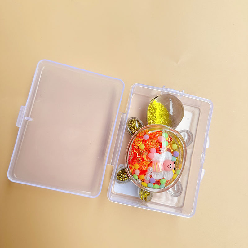 꿀벌 스타일 더블 레이어 유사 거북이-핑크