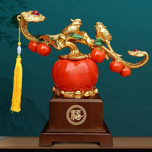 Persimmon Persimmon Decoration New Chinese Style Living Room Office Decoration High-end Gift