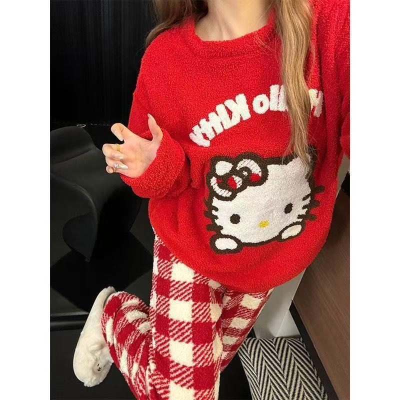 パジャマ 冬用 レディース コーラルフリース 2025年新作 冬用フランネル 秋冬 ホームウェアセット 工場直販