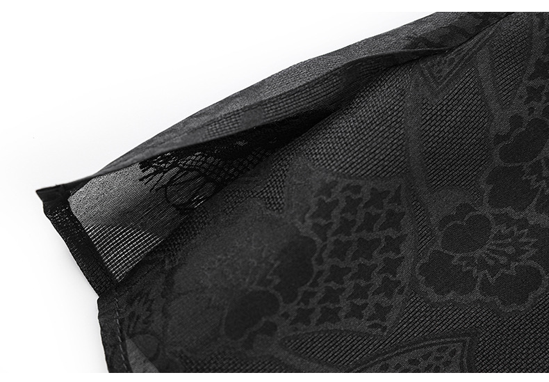 Áo hai dây organza ren cổ tròn phong cách thanh lịch mùa hè — Màu đen chi tiết 39