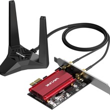 Wavlink WiFi 6E PCIe无线WiFi适配器适用于蓝牙5.3网卡5400Mbps
