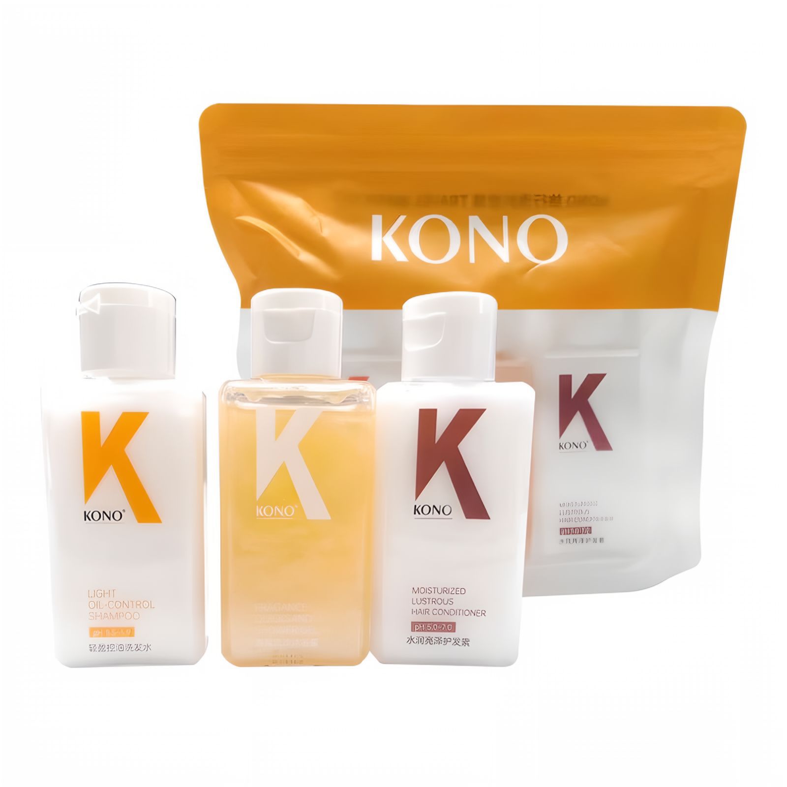 KONO洗发水控油清洁蓬松香氛洗发膏男女便携装套装洗护沐浴旅行装