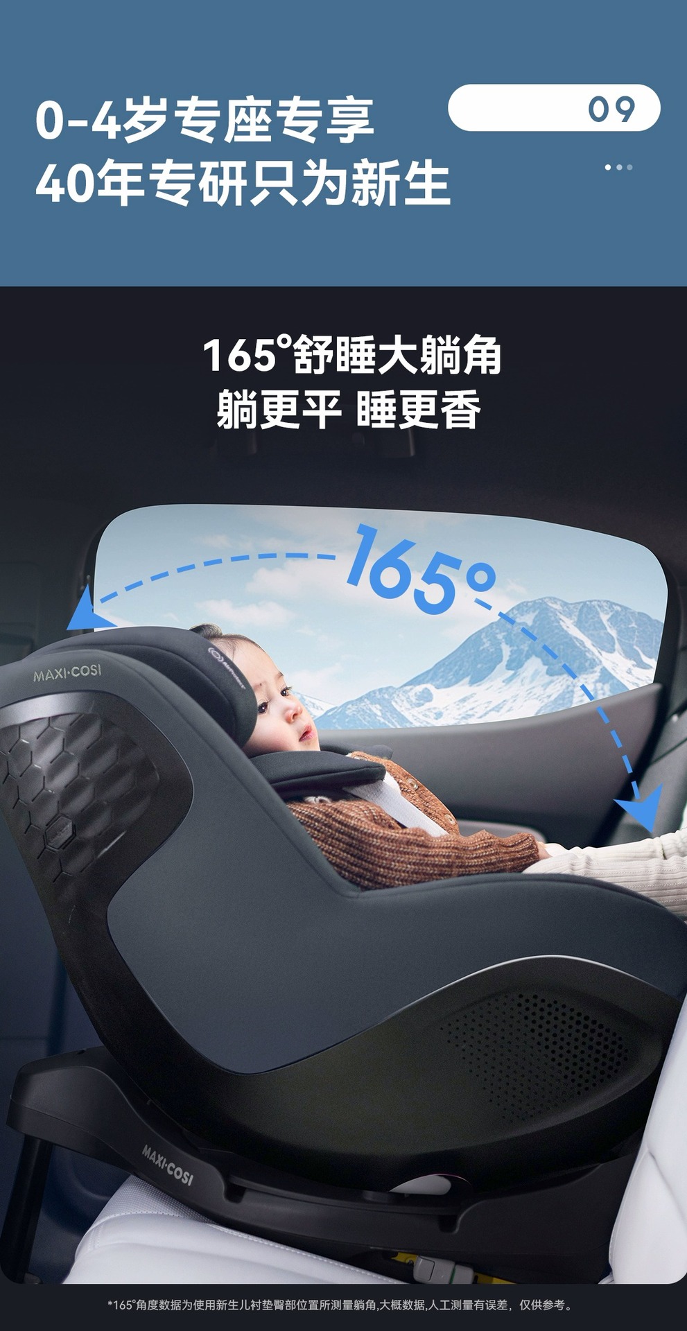 Maxicosi Michael Suitable Mica360 Pro Child Safety Seat Rotating Newborn Reclining Car Seat