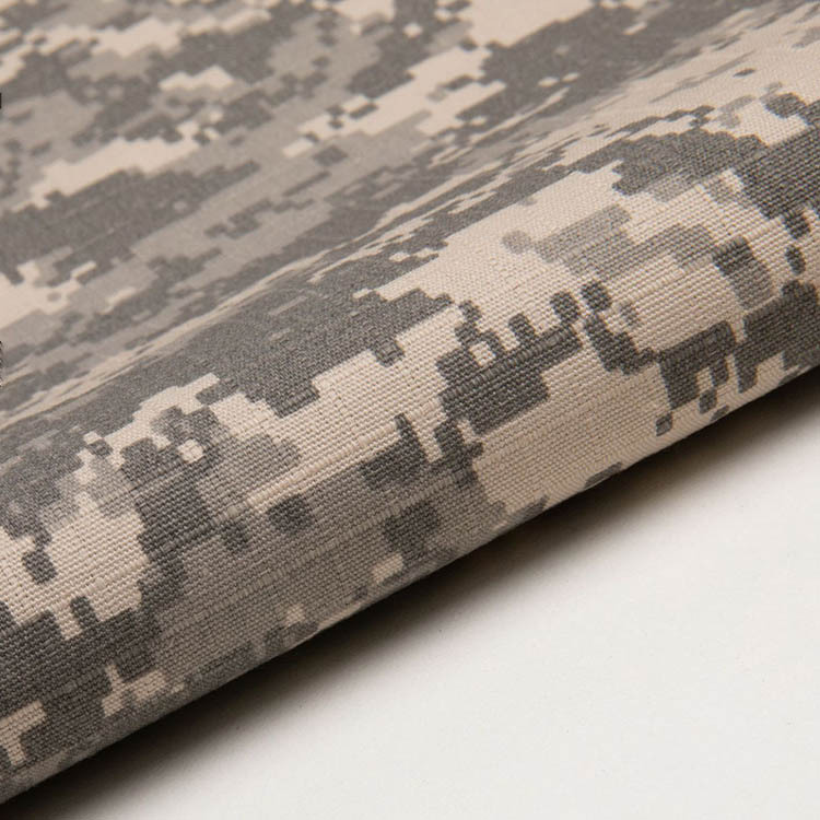 Nuevo diseño anti-desgarro cuadrado 100% algodón uniforme de caza tela de camuflaje