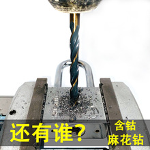 不锈钢高速钢钻头麻花钻头直柄含钴锋利开孔钻花全磨制 钻头套装