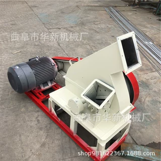 废旧木材树皮切片机 树枝竹子切片粉碎机 现货可试机木材切片机
