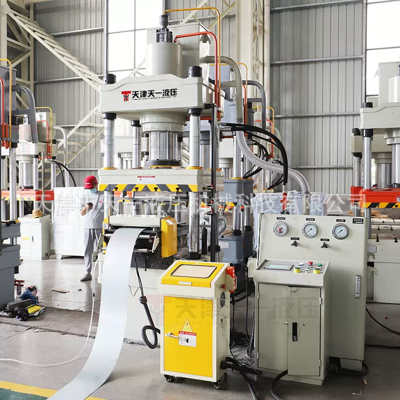 200吨不锈钢连续冲压四柱液压机 不锈钢百叶窗成型快速压型油压机