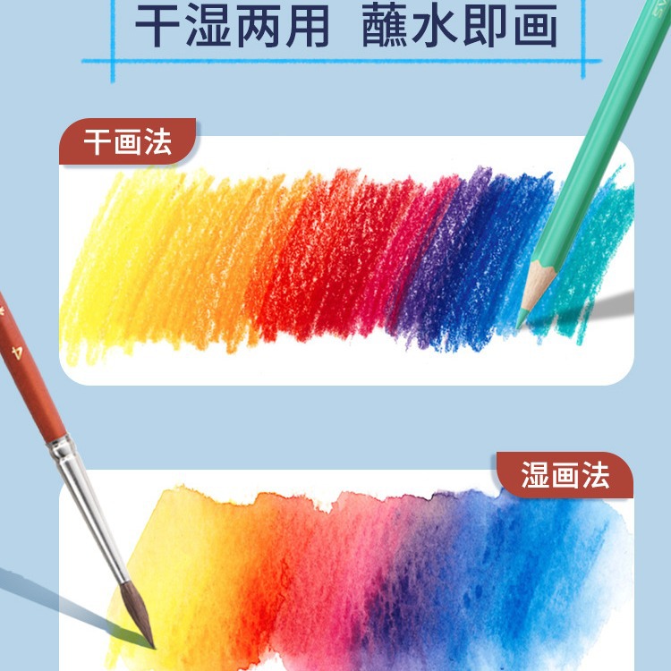 Alemania Faber-castell/Faber-Jia 12 colores 24 colores 36 colores 48 colores Color soluble en agua plomo cartón rojo