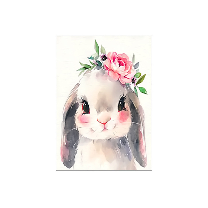 Mona Lisa Royal Cross Stitch Animal Combination-Conejo lindo punto de cruz hecho a mano bordado piezas pequeñas transfronterizas image 6