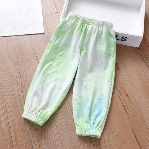 女童防蚊裤夏季款儿童打底裤外穿薄款女孩弹力运动男童夏装休闲裤