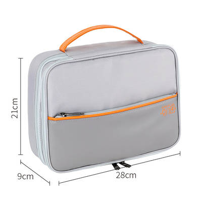 Headset digital bag three-layer finishing cosmetics storage bag wholesale anti-collision charging treasure data cable storage box