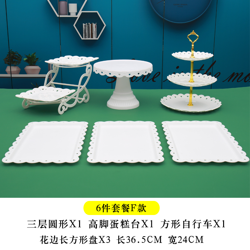 Fiesta de cumpleaños de postres estante de exhibición mesa de comida fría mesa de té bandeja de pasteles de bocadillos estante de postres de boda decoración