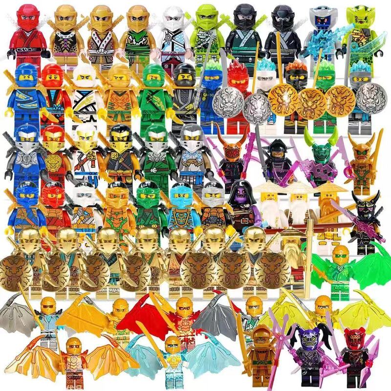 Factory Direct Approval of New Full Set of Ninjago Series Building Block Minifigures Assembled Educational Children's Assembled Gift Dolls