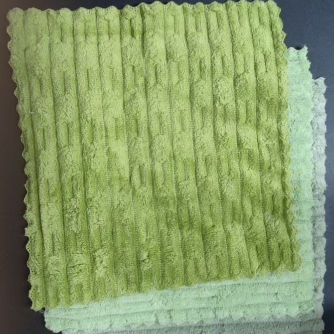 牛油果抹布洗碗抹布不沾油厨房清洁毛巾吸水不掉毛刺绣方巾擦手巾|undefined