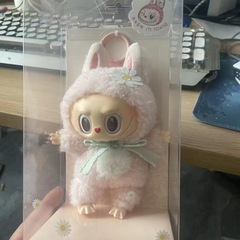 泡泡玛特labubu可口可乐系列毛绒盲盒马卡龙潮玩手办挂件可爱公仔