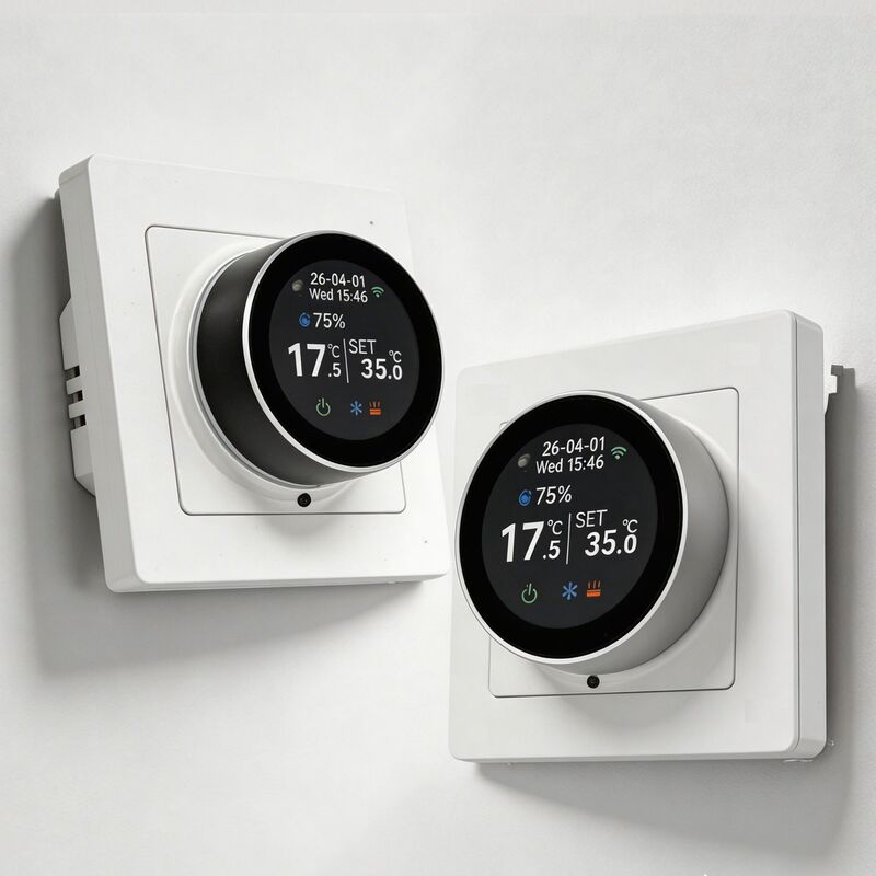 Tuya WIFI Smart Home Electric Floor Heating Thermostat, Water Floor Heating, Gas Wall-Hung Boiler Knob Temperature Control Panel Tuya WIFI Smart Home Electric Floor Heating Thermostat, Water Floor Heating, Gas Wall-Hung Boiler Knob Temperature Control Panel