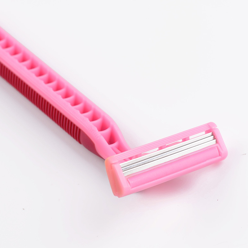 Maquinilla de Afeitar Manual Desechable con Cuchilla de 3 Capas, Afeitadora para Mujer, Juego Personalizado para Hotel, Baño y Viajes