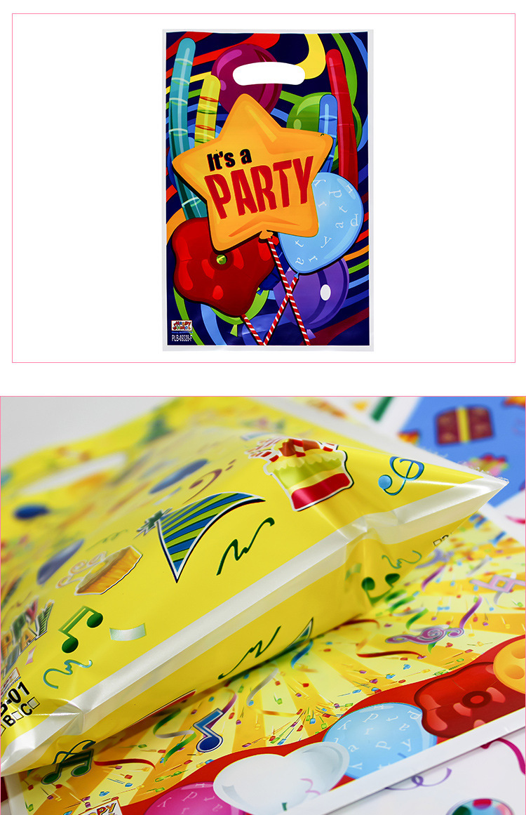22g Weight Gift Wrapping Supplies Event & Party Supplies 10 PCS/Package Quantity Party, Festival Occasion Plastic Material Cartoon Pattern Cartoon Style Style Cartoon Style Cartoon Plastic Party Festival Gift Wrapping Supplies 8
