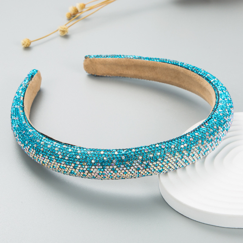 Mode Barocke Sternenklare Strass-schwamm-stirnband Super-flash-trend-kopfbedeckungen display picture 9