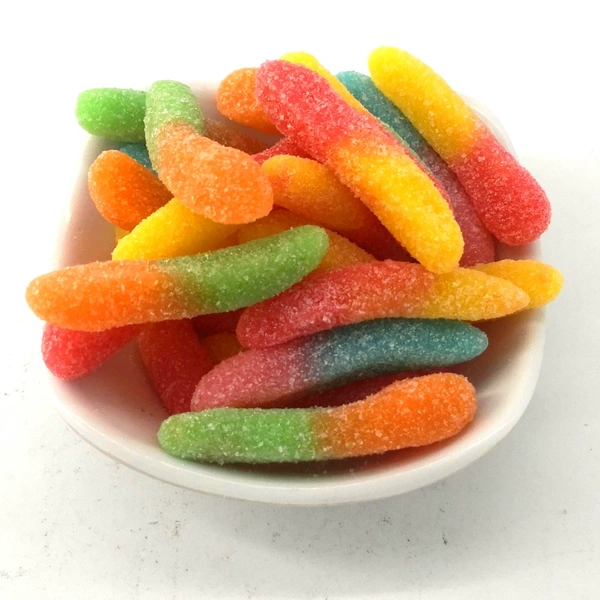 Sour sand colored strips (two pounds)