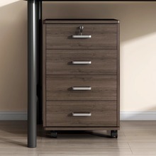 文件柜办公室桌下收纳柜带锁储物柜置物柜办公柜抽屉式移动矮柜子