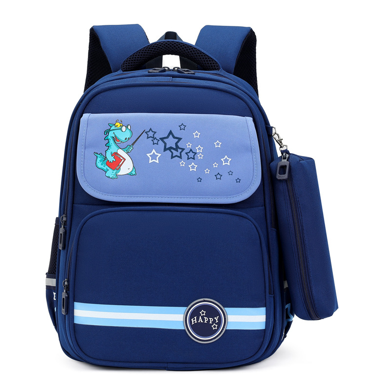 Peces naturales nuevo estilo británico estudiante de escuela primaria mochila de gran capacidad universal para niños y niñas uno para grado 1 a grado 4